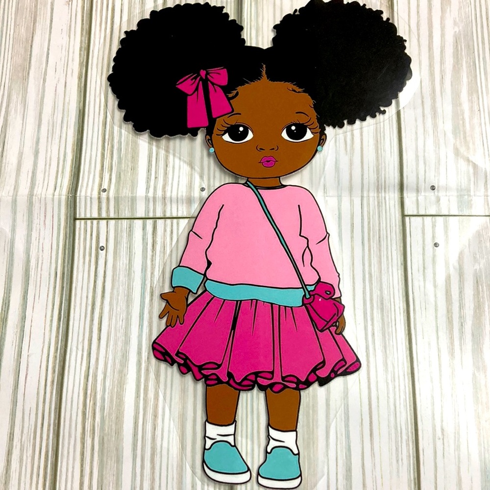 Pink Iron-on Stickers Heat Transfer Patches for clothes DIY